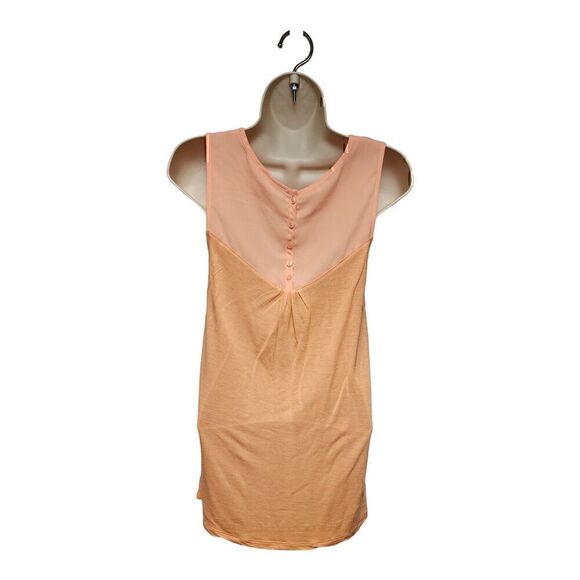 Merona Women Orange Semi Sheer Fabric Accent Size XS/P - Picture 3 of 7